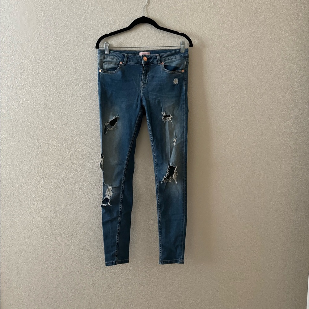 Ted Baker Distressed Denim Jeans 27